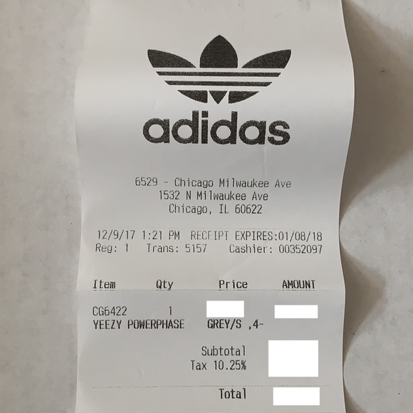 Adidas Yeezy Powerphase Calabasas Grey Sneaker Size W6/M4.5 - Picture 10 of 13